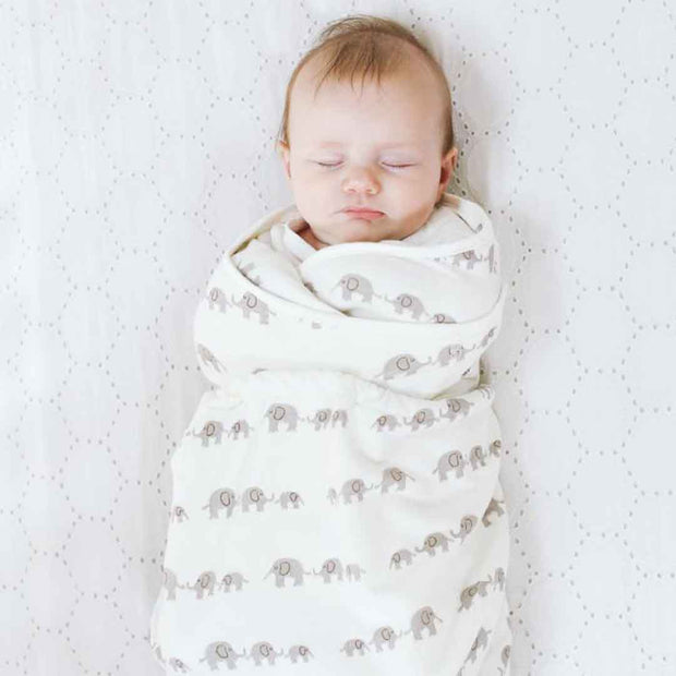 Ergobaby Swaddler - Elephant - TOG 0.5