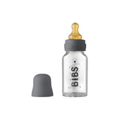 BIBS Baby Glass Bottle Complete Set - Iron - Latex