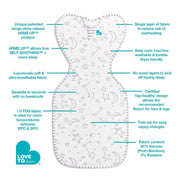 Love To Dream Swaddle Up Bamboo - Cream - TOG 1.0