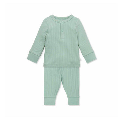 MORI Ribbed Pyjamas - Mint